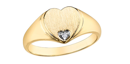 DD701 10Ky .007ct Dia Heart Ring