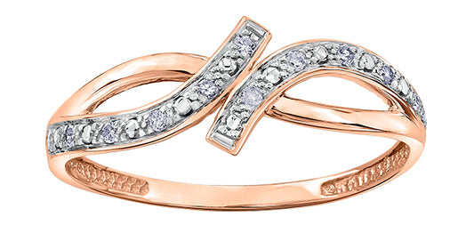 CH548RG-10 10K Diamond Ring .06ct