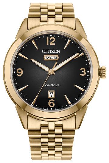 AW0152-58H-Citizen Gold and Gray Eco-Drive watch