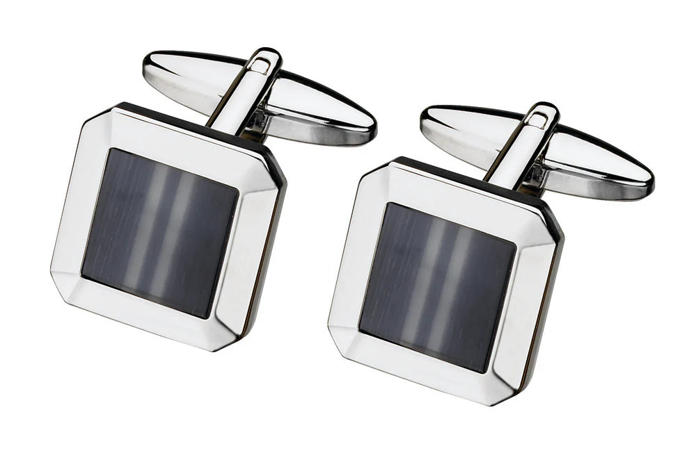 Fibre Optic Glass Cuff Links SC55