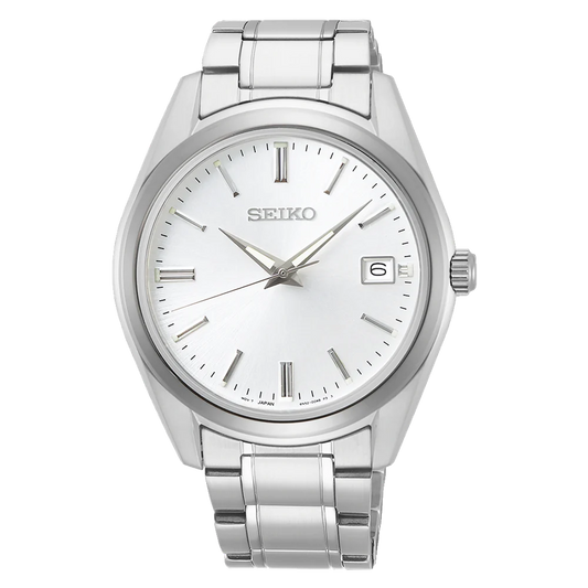 SUR307P1 Seiko Silver Tone Quartz Sapphire Crystal