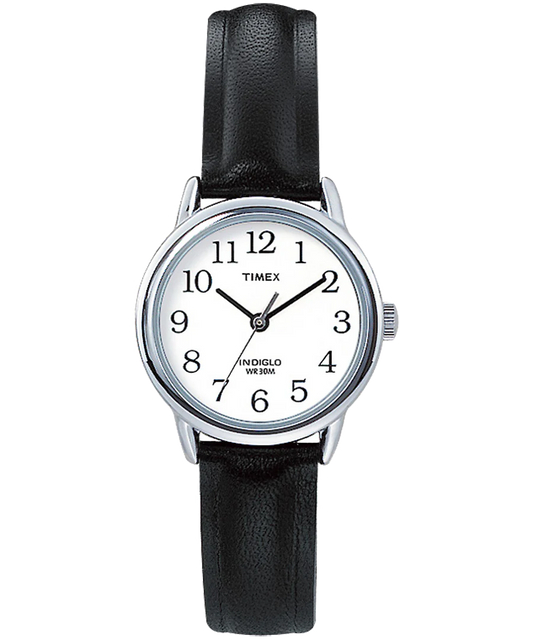 Ladies Timex Black Leather T20441GP