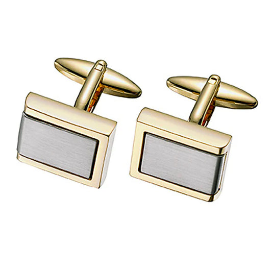 Stainless Gold Two Toned Cufflinks