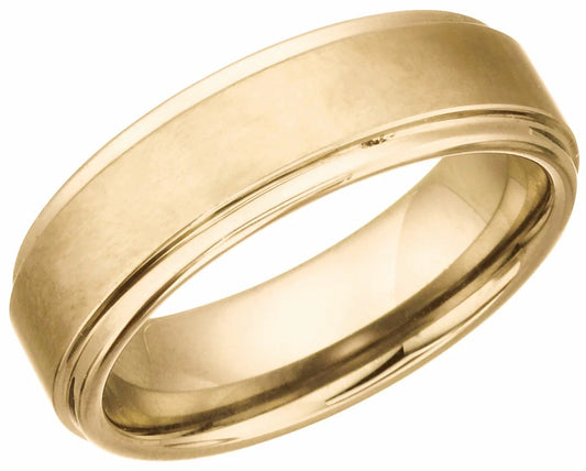 TUR41 Gold Coloured Tungsten Band