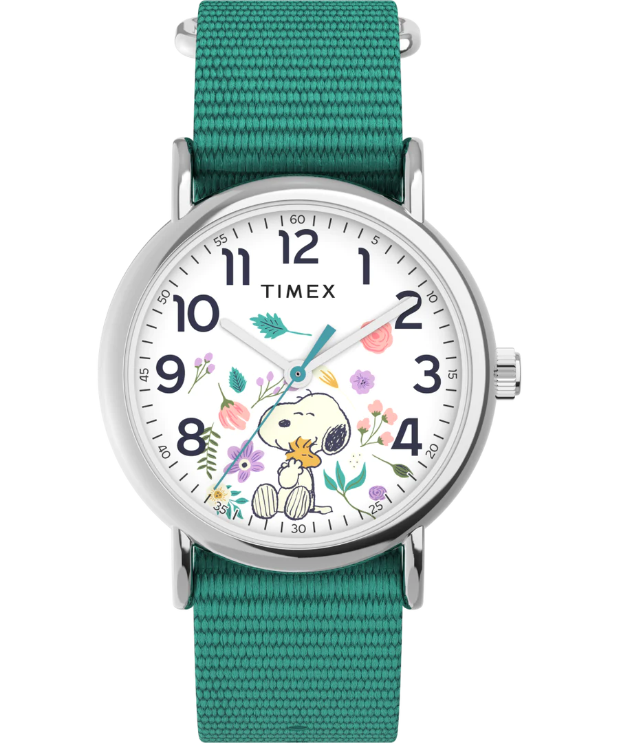 Timex Snoopy Mint Color Strap