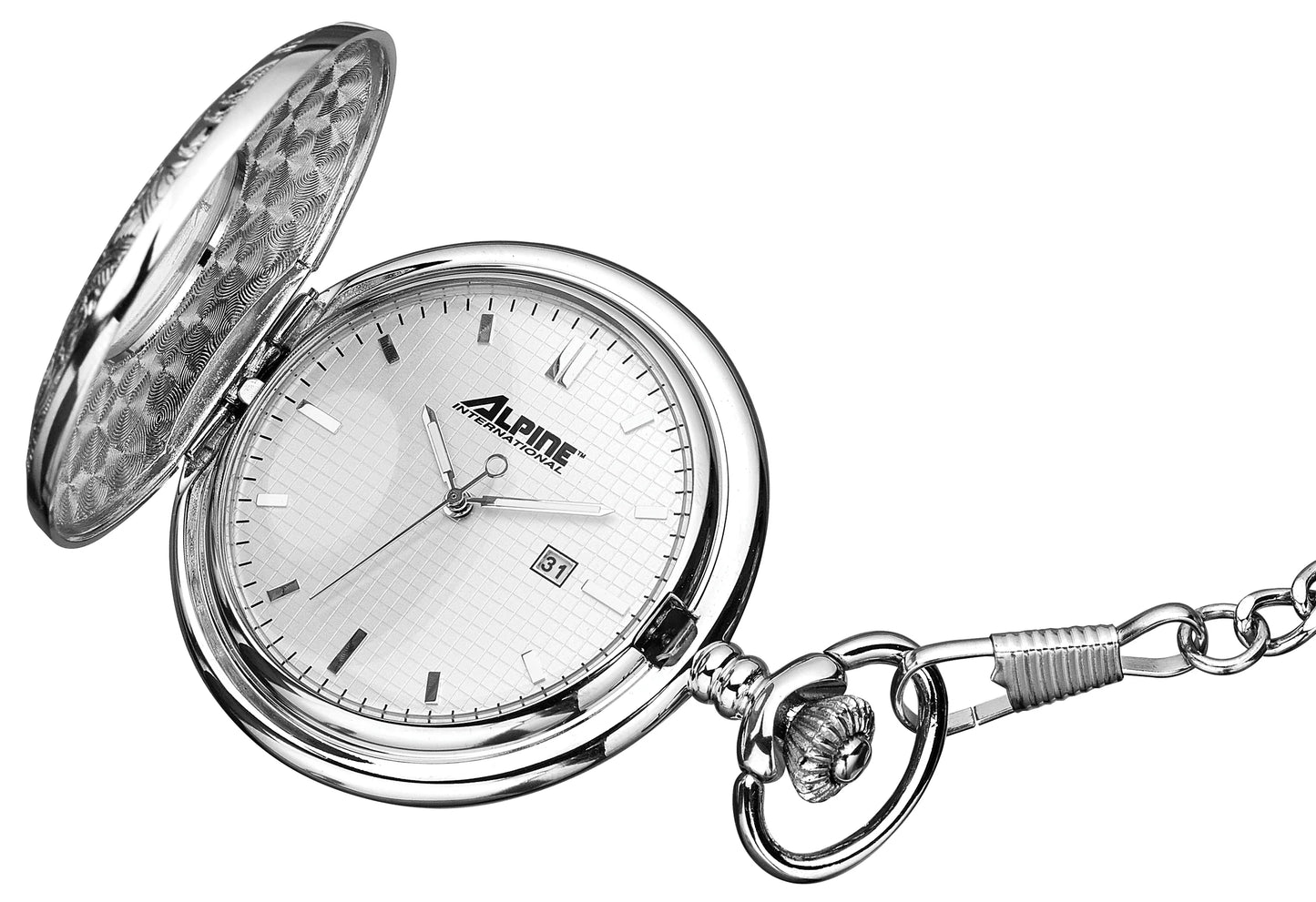 Silver Pocket Watch Window