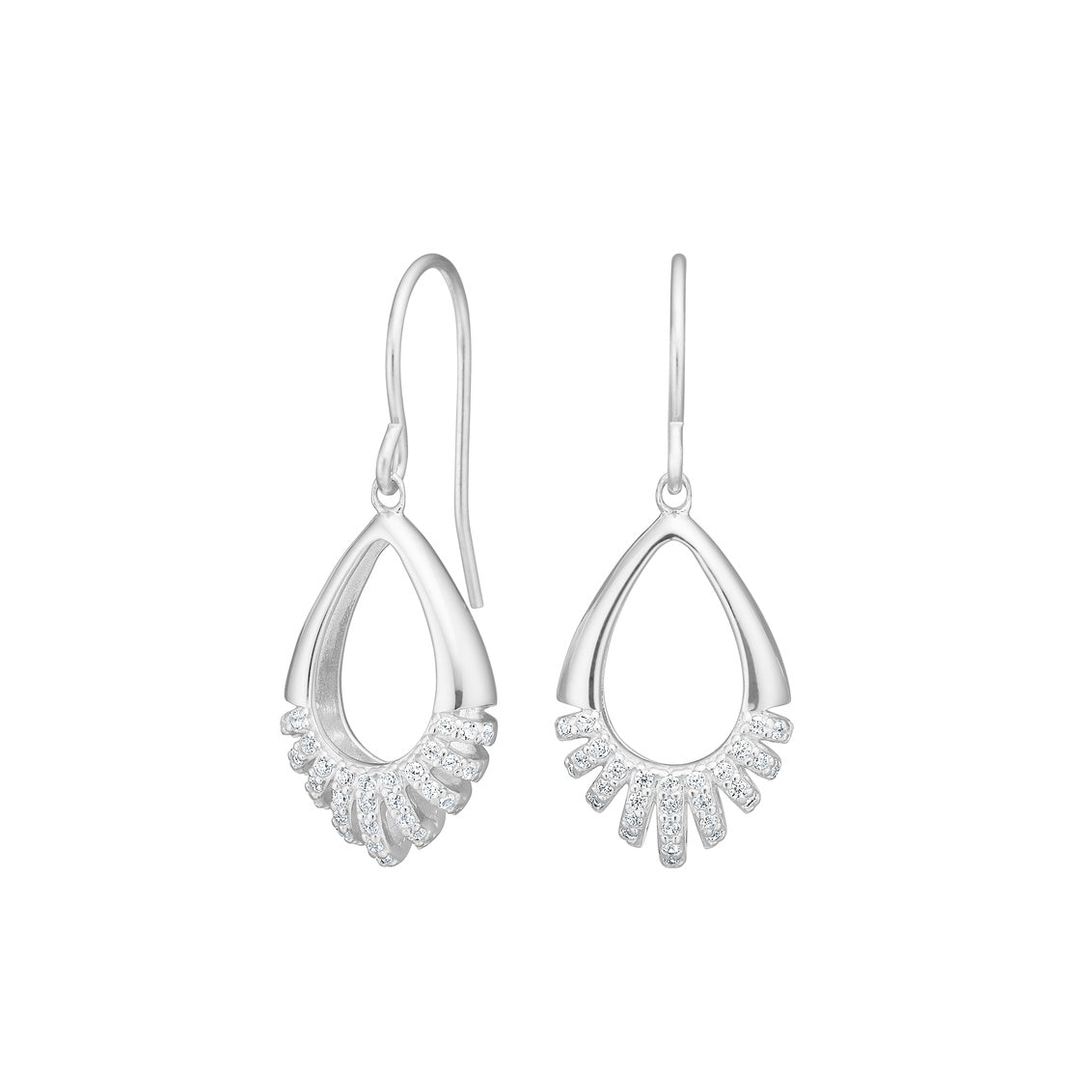 Silver earrings PIPERNOR