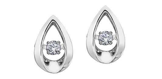 .10 Dia 10Kw Pulse Earrings