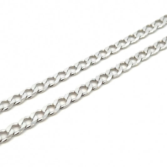 GDE120SFRH 8" Silver Mens Curb Bracelet
