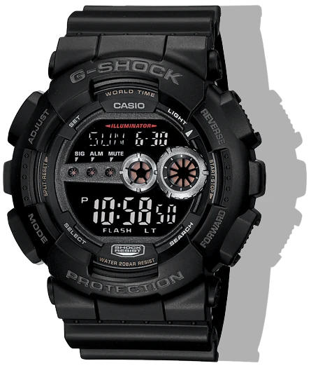 GD100-1B Black Digital G Shock