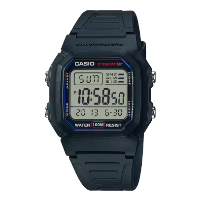 W-800H-1AVCF Casio 10 Year Battery Digital Watch