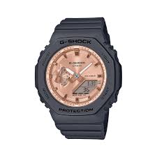 GMAS2100MD1A G Shock Black Rose Gold Face