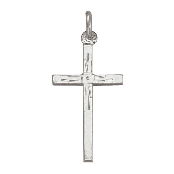 N1108-SIL Design Silver Cross Pendant