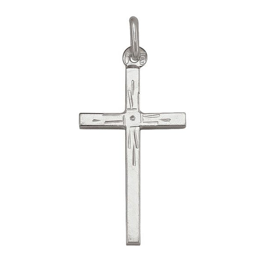 N1108-SIL Design Silver Cross Pendant