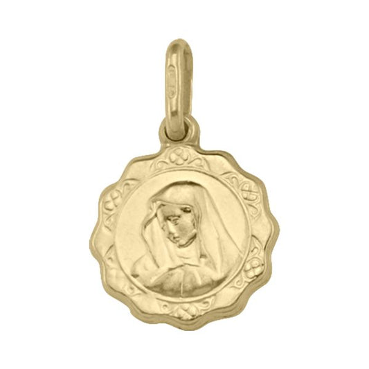 10k Mary Pendant