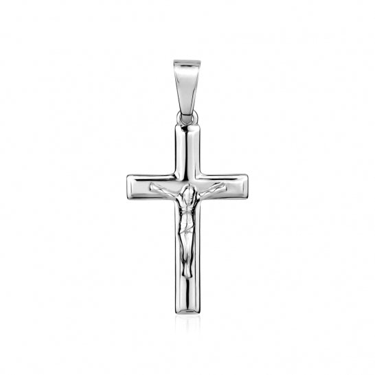 S122137P/2RH Silver Large Crucifix Pendant
