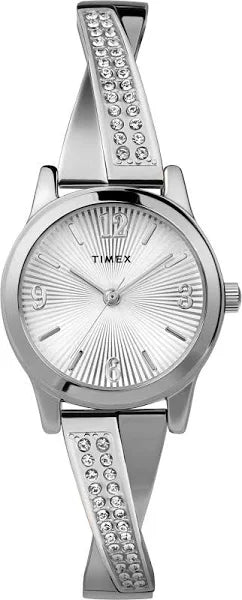 TW2V696009J- Semi Bangle with Crystal Timex