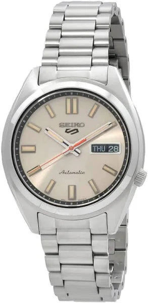 SRPK91K1J-Seiko Automatic Silver Face Silver Metal Band