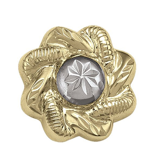 TECA86 10K Flower Studs