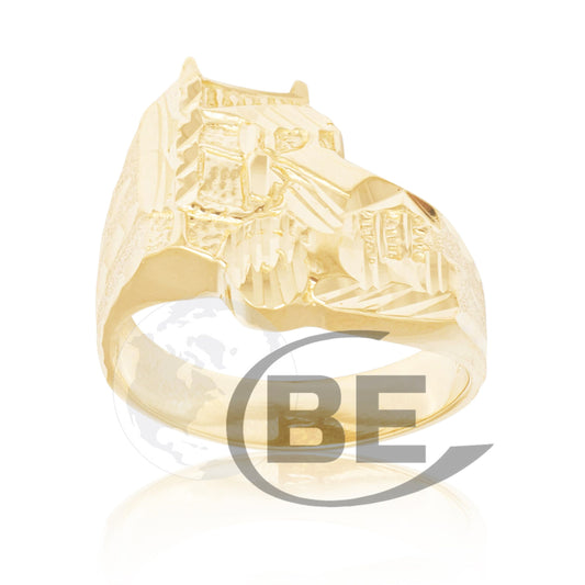 10ky Gold Truck Ring