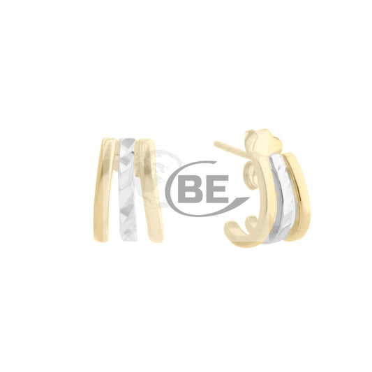EY-A20-670 10KTT Stud Hoops