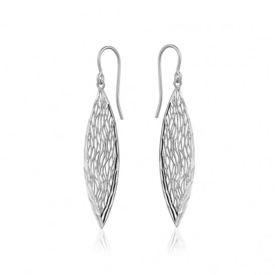 ZS-4715 Sterling Silver Dangle Earrings