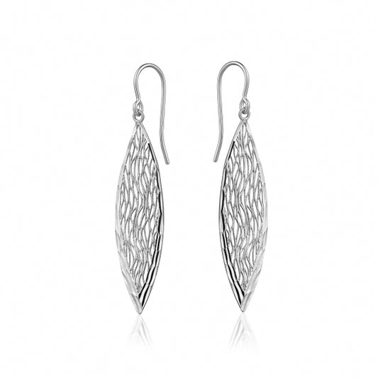ZS-4715 Sterling Silver Dangle Earrings